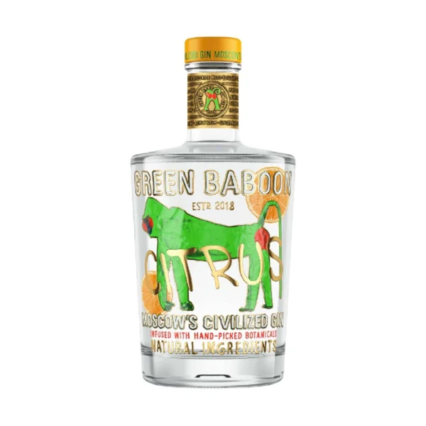 Green Baboon Citrus Gin 0.7